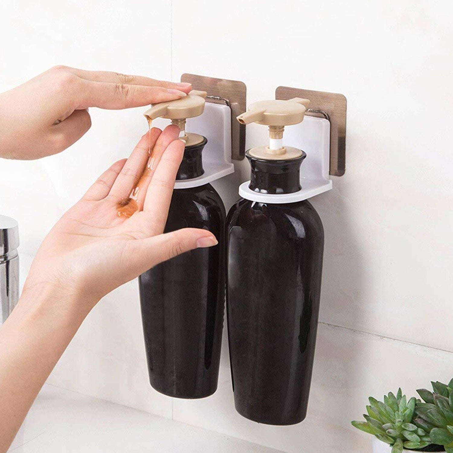 1158 Wall Mounted Self Sticky Hooks for Body Wash Shampoo Bottle Wall Storage Strong Adhesive Hook Power Plug Socket Hanger Holder Multi Color (1pc) DeoDap 1158 Wall Mounted Self Sticky Hooks for Body Wash Shampoo Bottle Wall Storage Strong Adhesive Hook Power Plug Socket Hanger Holder Multi Color (1pc) DeoDap